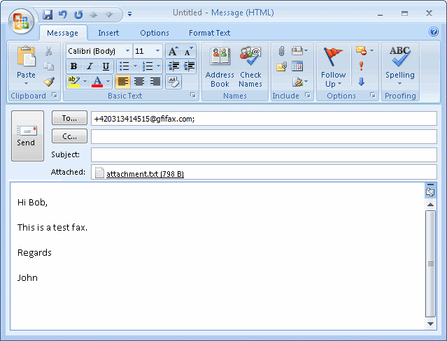 Email-to-fax and fax-to-email